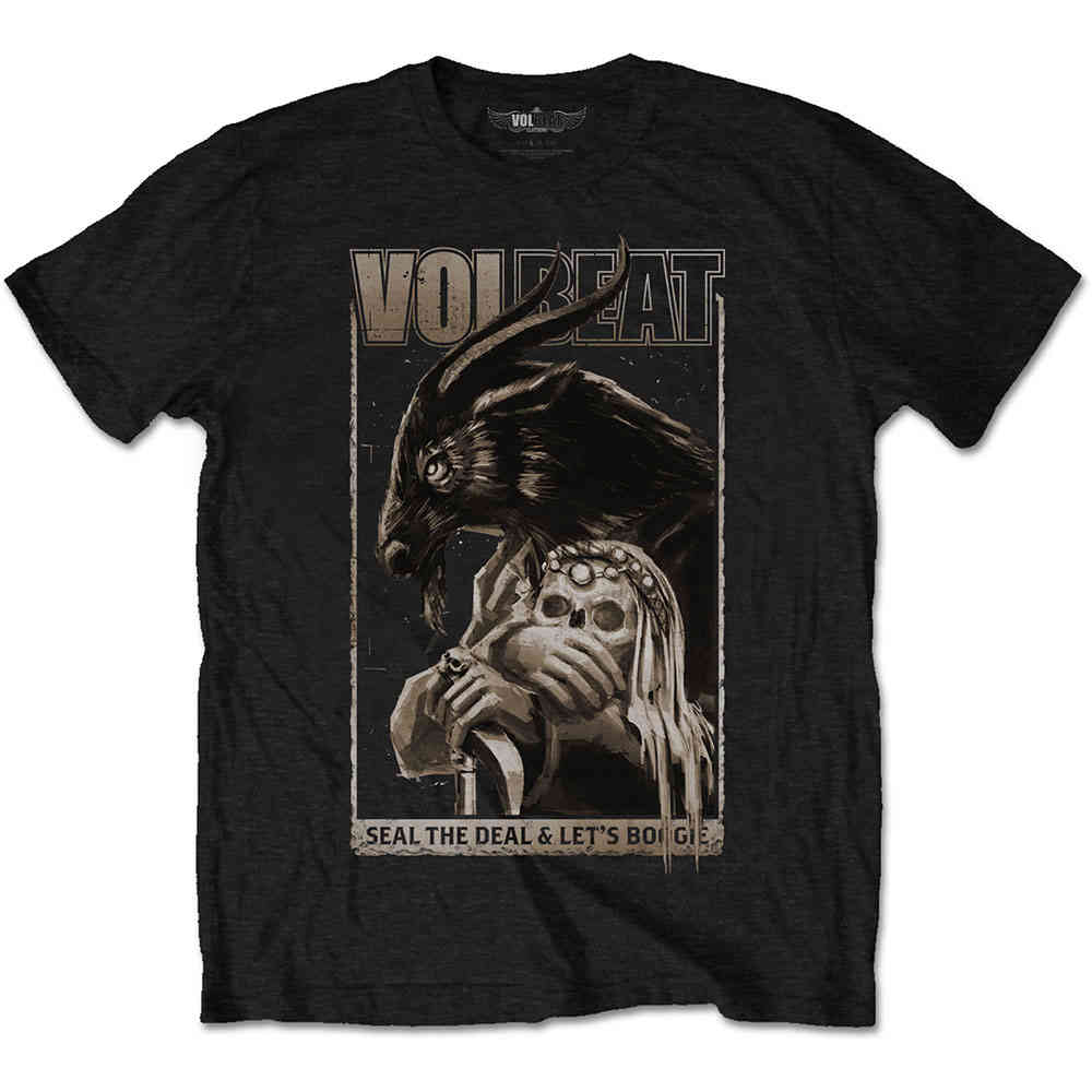 Volbeat - Boogie Goat Mens Tshirt - Black
